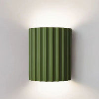 Thumbnail for Applique Murale Contemporaine Scandinave En Résine À 2 Lumières En Demi-Colonne Pour Couloir-Lampe Veilleuse