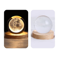 Thumbnail for Lampe De Table À Led Usb Avec Boule De Cristal Décorative Et Créative-Lampe Veilleuse