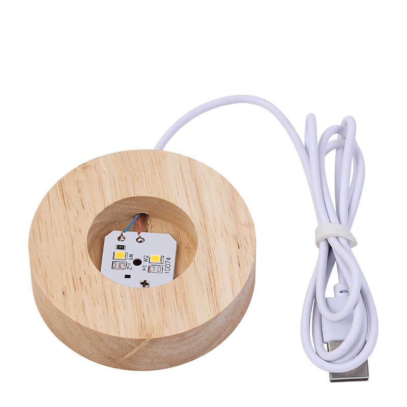 Lampe De Table À Led Usb Avec Boule De Cristal Décorative Et Créative-Lampe Veilleuse