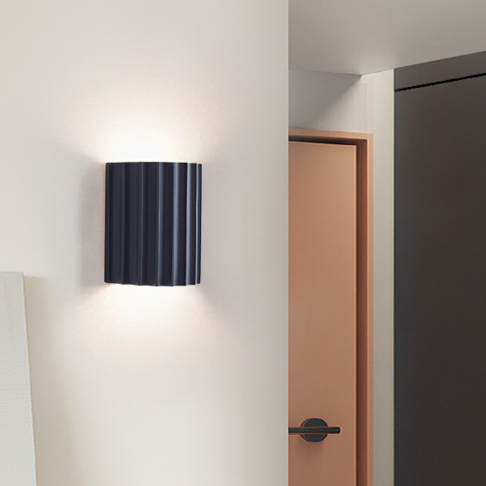Ventra - Applique Moderne Semi-Circulaire En Résine Pour Le Salon-Lampe Veilleuse