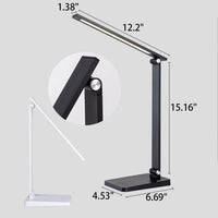 Thumbnail for Lampe De Bureau Led Créative Pliable En Aluminium Avec Variateur Tactile-Lampe Veilleuse