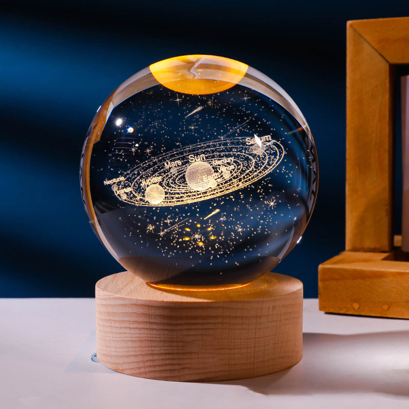 Veilleuse Boule de Cristal-Lampe Veilleuse