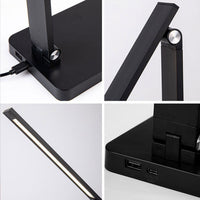 Thumbnail for Lampe De Bureau Led Créative Pliable En Aluminium Avec Variateur Tactile-Lampe Veilleuse