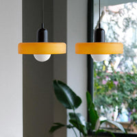 Thumbnail for Suspension En Verre Bauhaus Moderne À 2 Têtes-Lampe Veilleuse