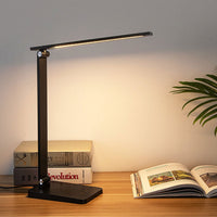 Thumbnail for Lampe De Bureau Led Créative Pliable En Aluminium Avec Variateur Tactile-Lampe Veilleuse