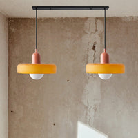 Thumbnail for Suspension En Verre Bauhaus Moderne À 2 Têtes-Lampe Veilleuse
