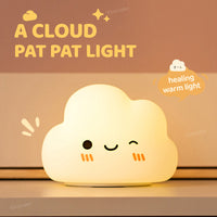Thumbnail for Lampe veilleuse cloudy pour enfant-Lampe Veilleuse