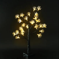 Thumbnail for Lumière Pour Arbre À Fleurs En Fibre Optique En Bouleau Blanc-Lampe Veilleuse