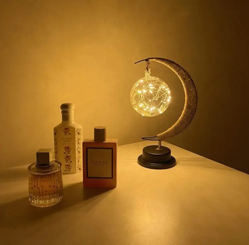 Lampe lune enchantée-Lampe Veilleuse