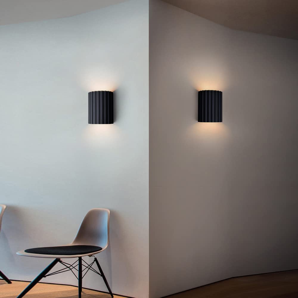 Ventra - Applique Moderne Semi-Circulaire En Résine Pour Le Salon-Lampe Veilleuse