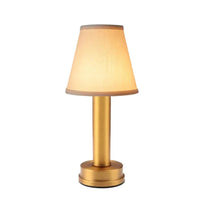 Thumbnail for Harlon - Lampe De Table En Métal À Soie Sans Fil Led-Lampe Veilleuse