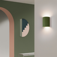 Thumbnail for Ventra - Applique Moderne Semi-Circulaire En Résine Pour Le Salon-Lampe Veilleuse