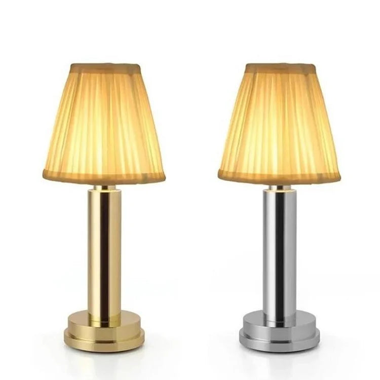 Harlon - Lampe De Table En Métal À Soie Sans Fil Led-Lampe Veilleuse