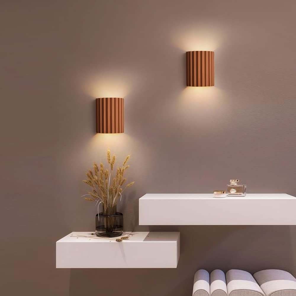 Ventra - Applique Moderne Semi-Circulaire En Résine Pour Le Salon-Lampe Veilleuse