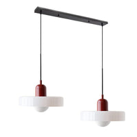 Thumbnail for Suspension En Verre Bauhaus Moderne À 2 Têtes-Lampe Veilleuse
