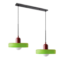 Thumbnail for Suspension En Verre Bauhaus Moderne À 2 Têtes-Lampe Veilleuse