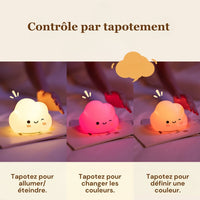Thumbnail for Lampe veilleuse cloudy pour enfant-Lampe Veilleuse