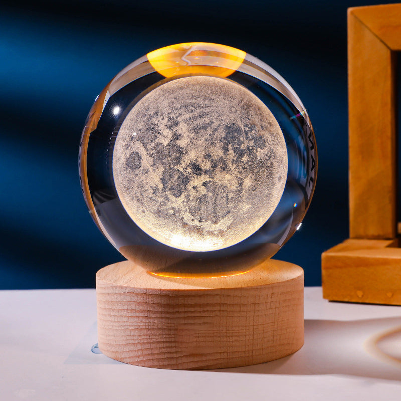 Veilleuse Boule de Cristal-Lampe Veilleuse