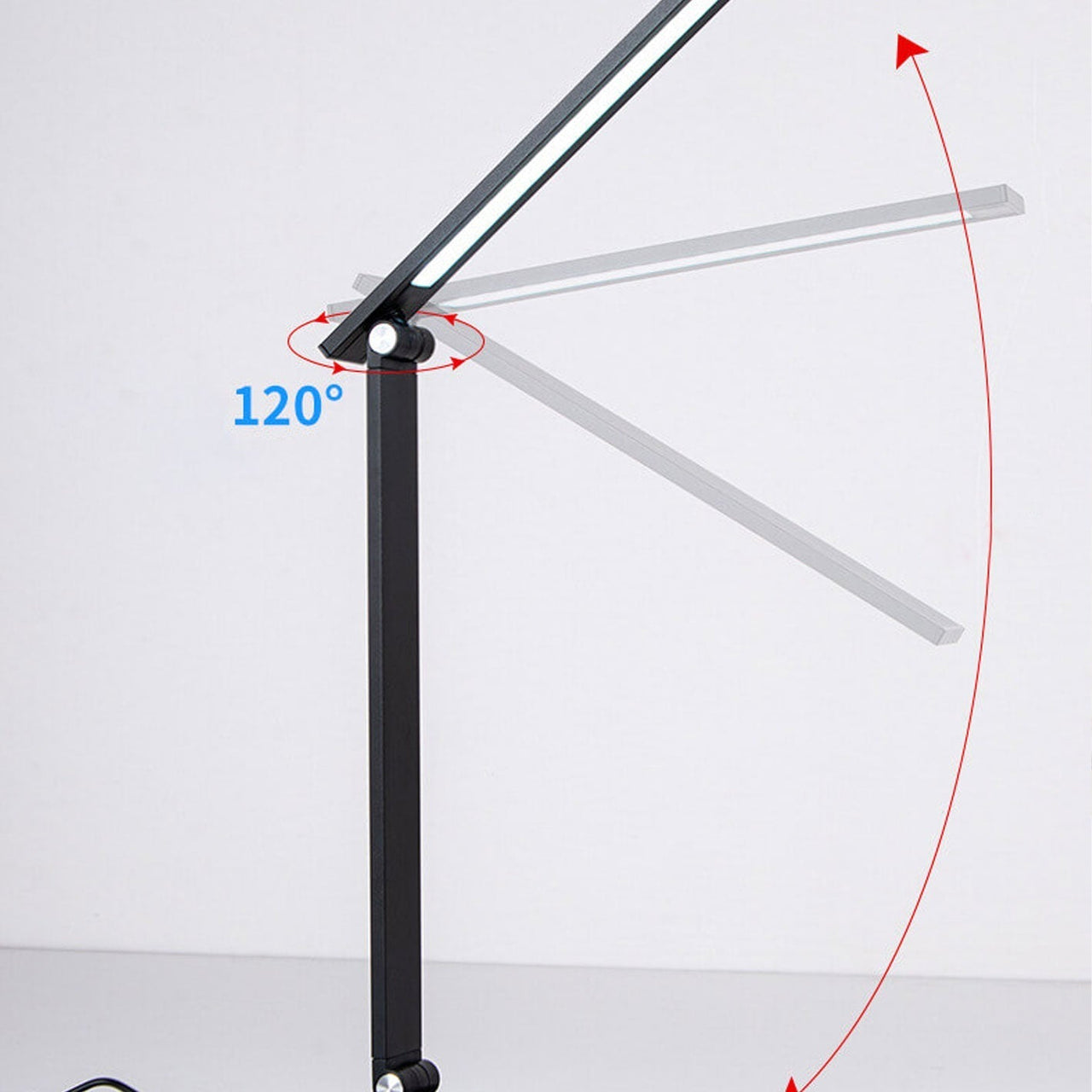 Lampe De Bureau Led Créative Pliable En Aluminium Avec Variateur Tactile-Lampe Veilleuse