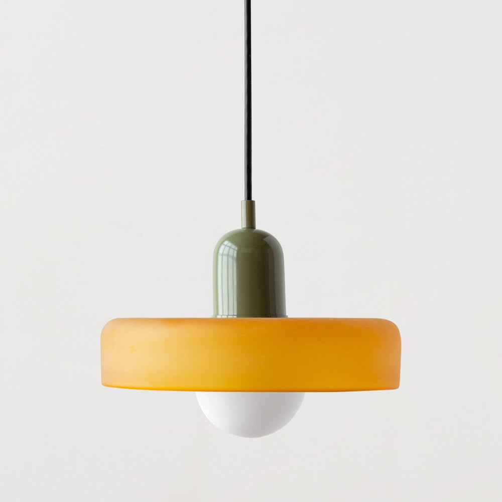 Suspension En Verre Bauhaus Moderne À 2 Têtes-Lampe Veilleuse
