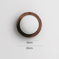 Thumbnail for Inalar - Lampe Murale En Bois Naturel-Lampe Veilleuse