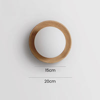 Thumbnail for Inalar - Lampe Murale En Bois Naturel-Lampe Veilleuse