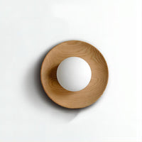 Thumbnail for Inalar - Lampe Murale En Bois Naturel-Lampe Veilleuse