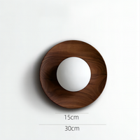 Thumbnail for Inalar - Lampe Murale En Bois Naturel-Lampe Veilleuse