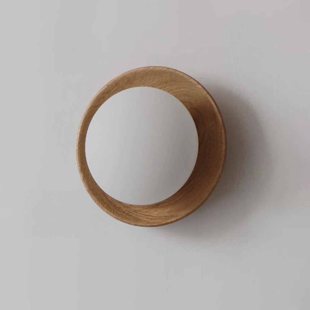 Inalar - Lampe Murale En Bois Naturel-Lampe Veilleuse