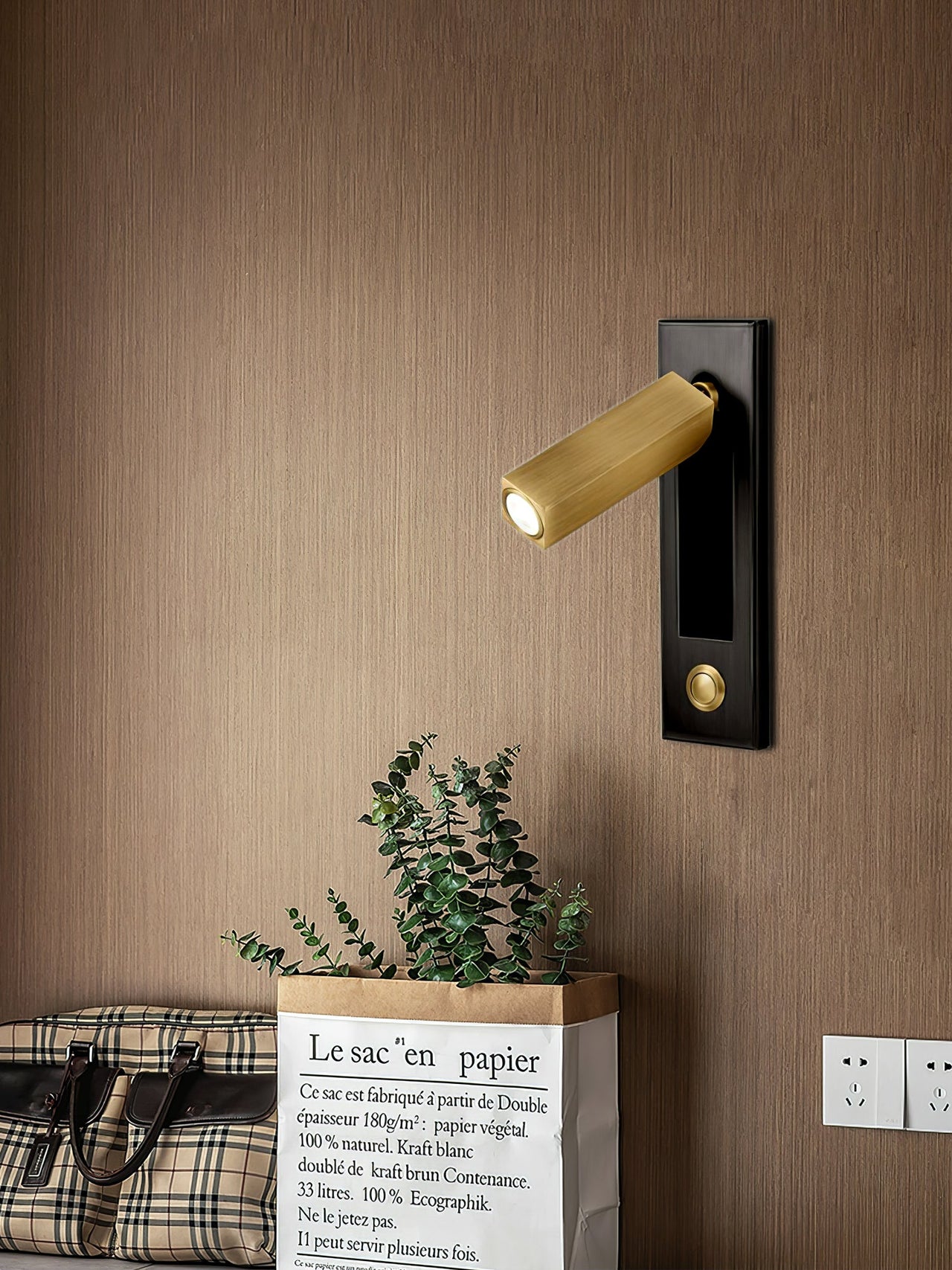Applique De Chevet Encastrée-Lampe Veilleuse