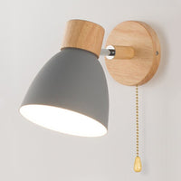 Thumbnail for Applique Murale Scandinave Suspendue En Bois-Lampe Veilleuse