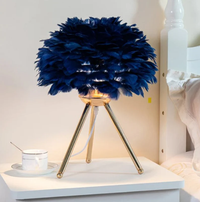 Thumbnail for Fintor - Lampe De Table À Intensité Variable Avec Plumes De Luxe-Lampe Veilleuse