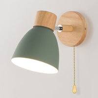 Thumbnail for Applique Murale Scandinave Suspendue En Bois-Lampe Veilleuse