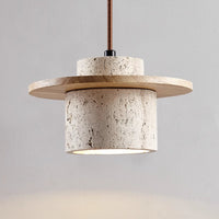 Thumbnail for Lumière Temporelle En Travertin-Lampe Veilleuse