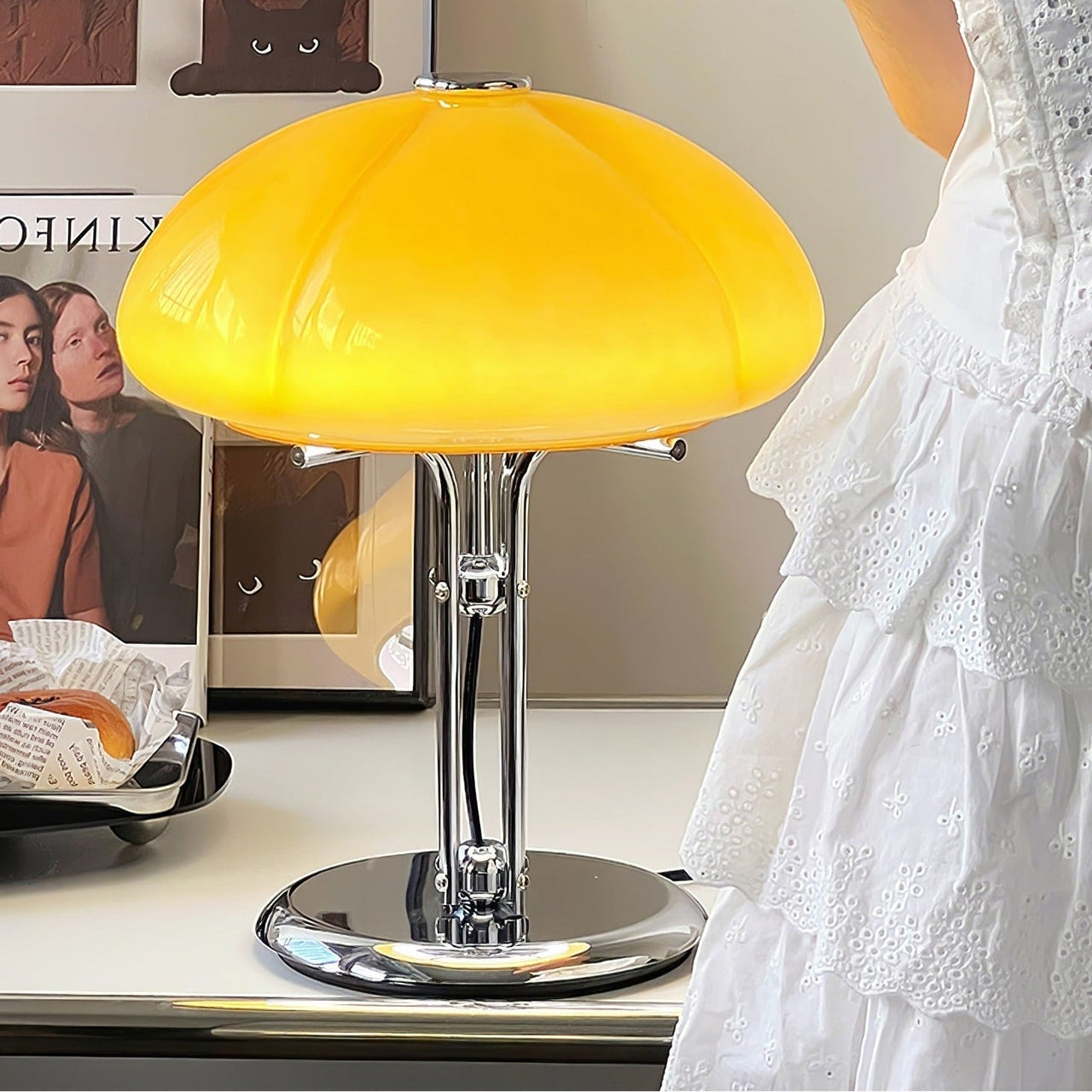 Lampe De Table Bauhaus Pilz-Lampe Veilleuse