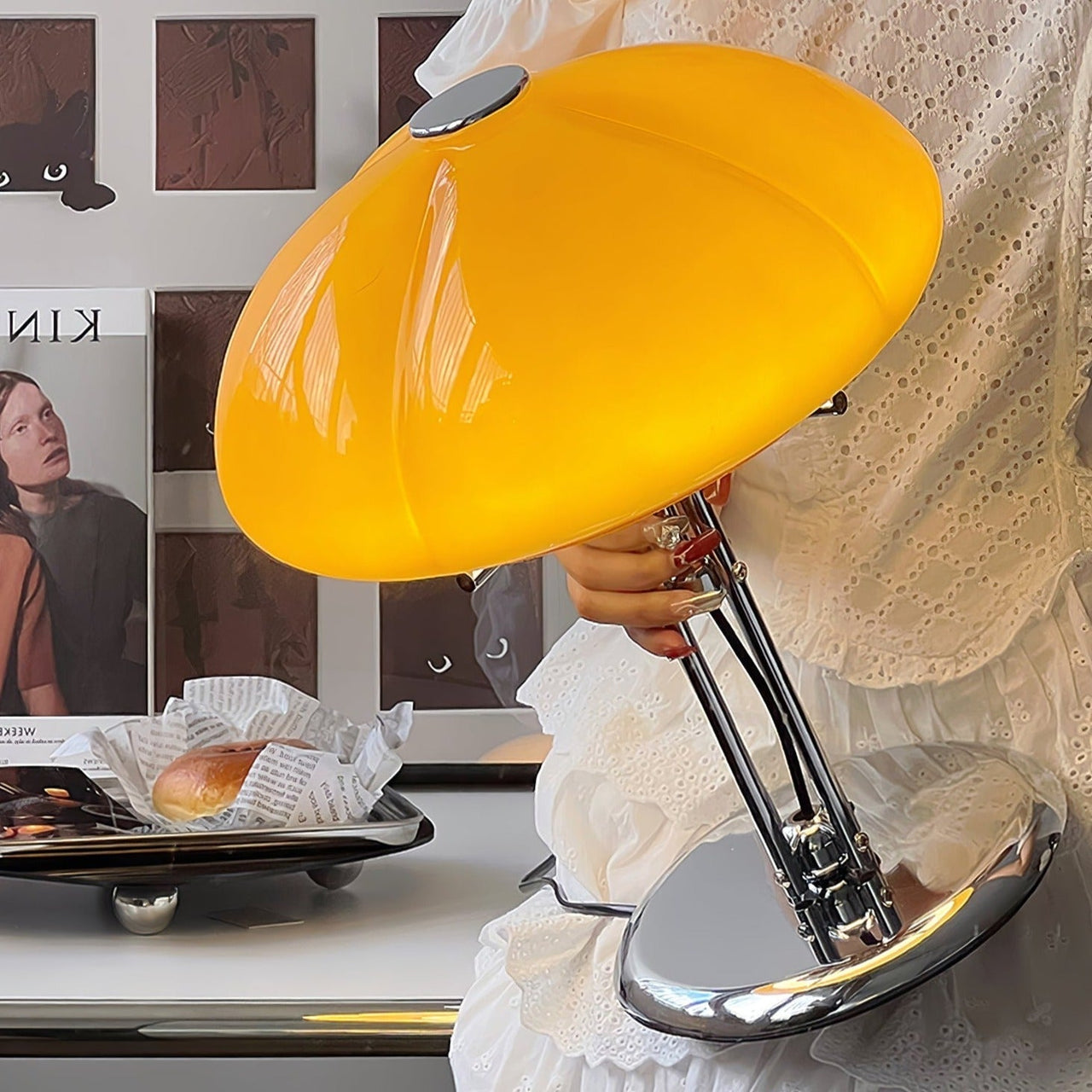 Lampe De Table Bauhaus Pilz-Lampe Veilleuse
