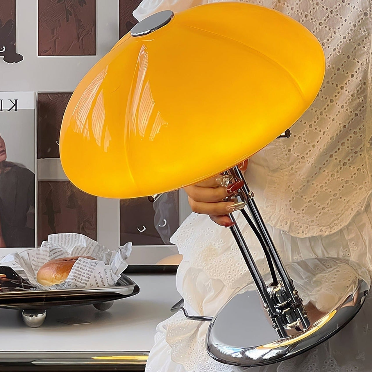 Lampe De Table Bauhaus Pilz-Lampe Veilleuse