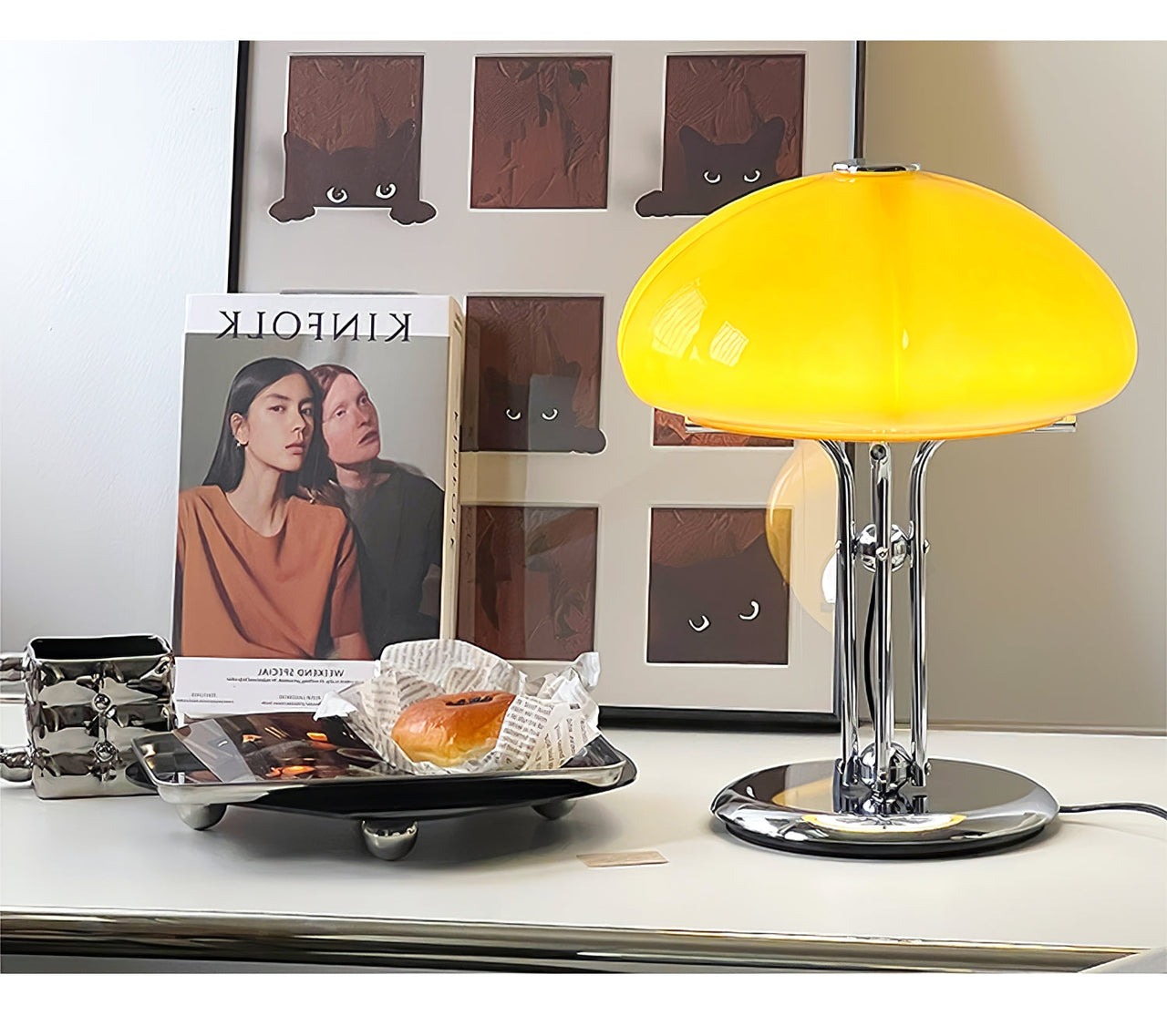 Lampe De Table Bauhaus Pilz-Lampe Veilleuse