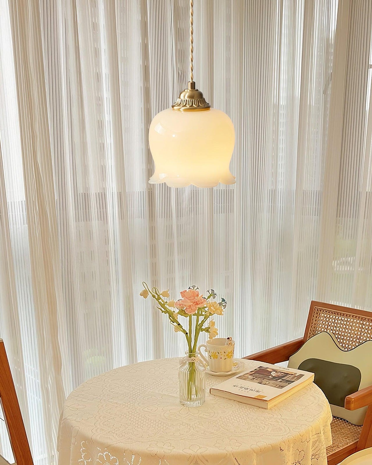 Lampe Suspendue Valley Flower-Lampe Veilleuse