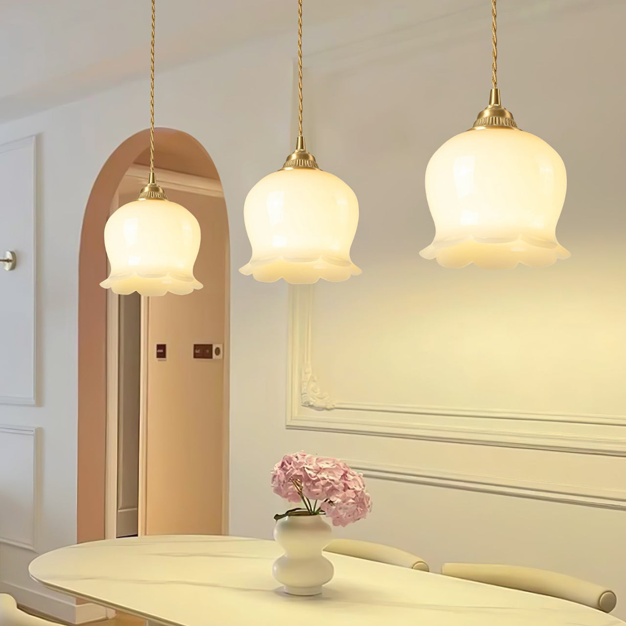 Lampe Suspendue Valley Flower-Lampe Veilleuse