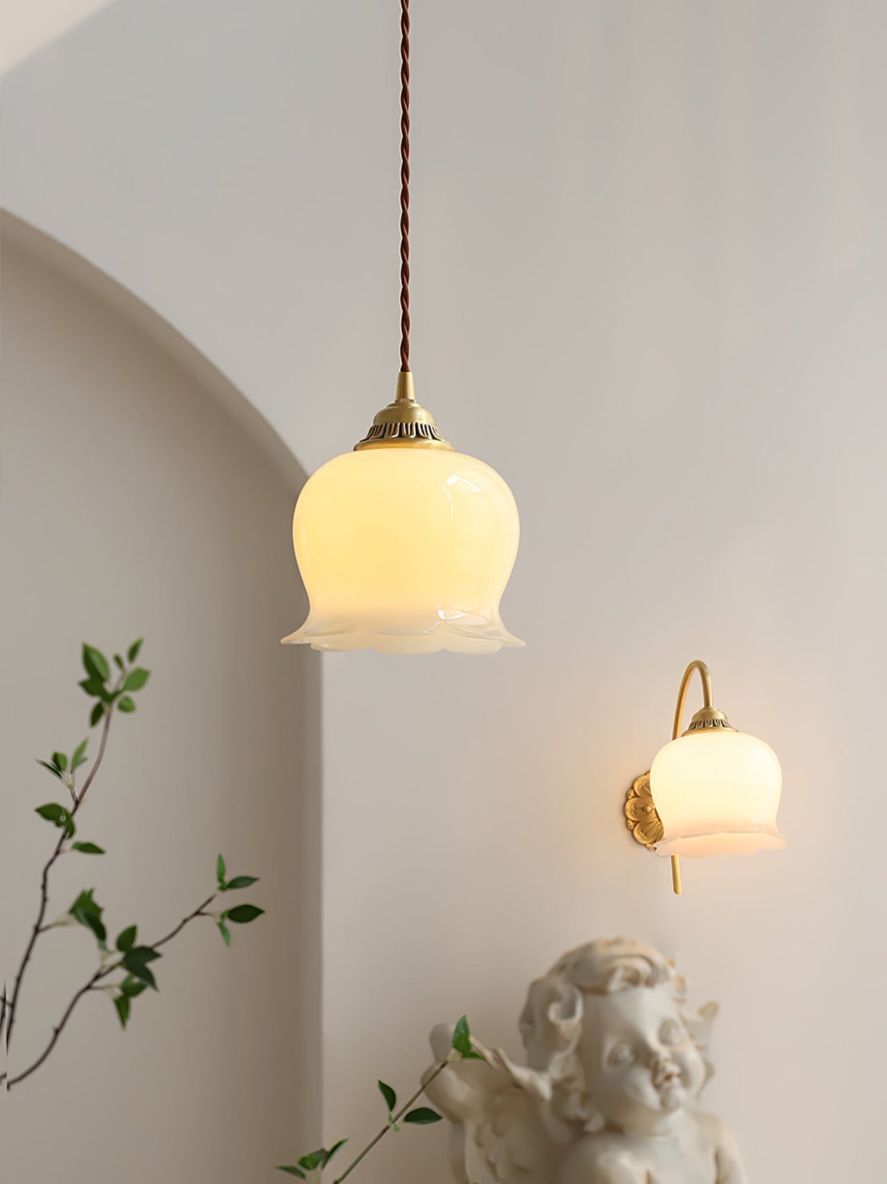 Lampe Suspendue Valley Flower-Lampe Veilleuse