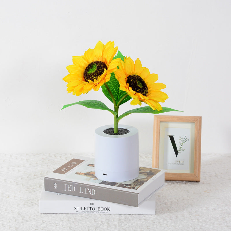 Lampe Tournesol Scintillante-Lampe Veilleuse