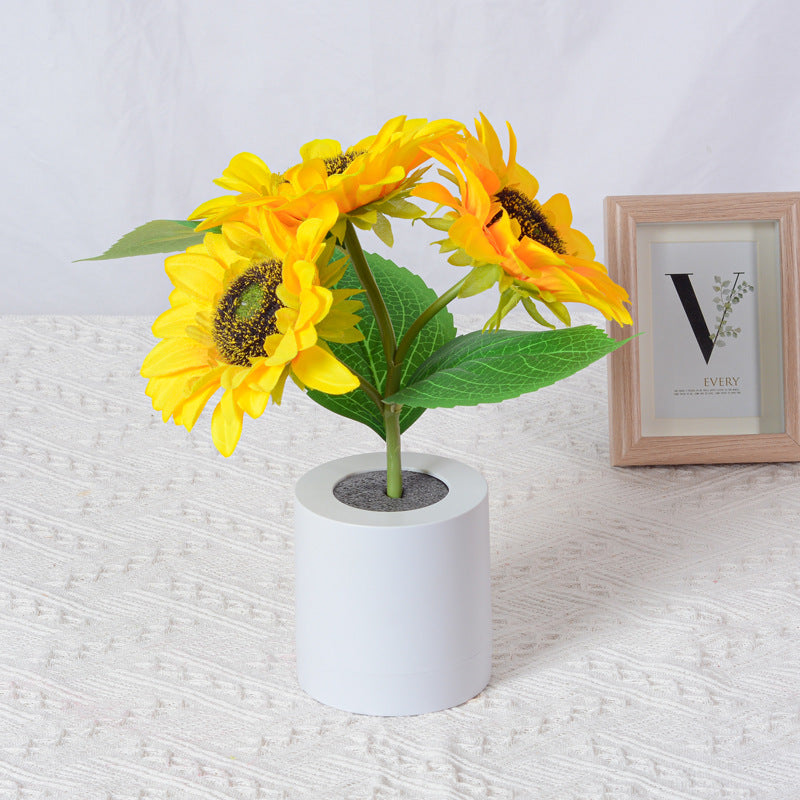Lampe Tournesol Scintillante-Lampe Veilleuse