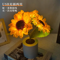 Thumbnail for Lampe Tournesol Scintillante-Lampe Veilleuse