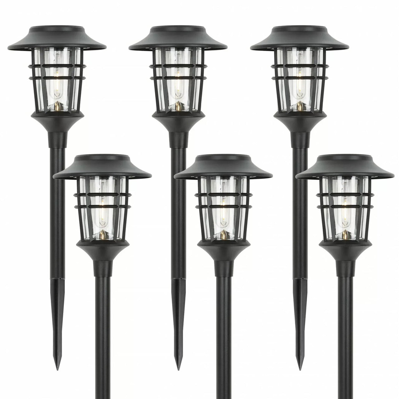 Lampes De Jardin | Torche Solaire Jeu De 6 Pièces.-Lampe Veilleuse