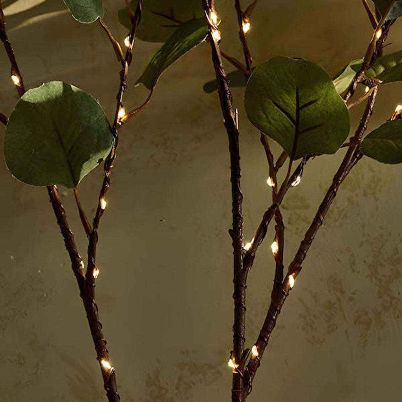 Guirlande Lumineuse Branche D'Olivier-Lampe Veilleuse