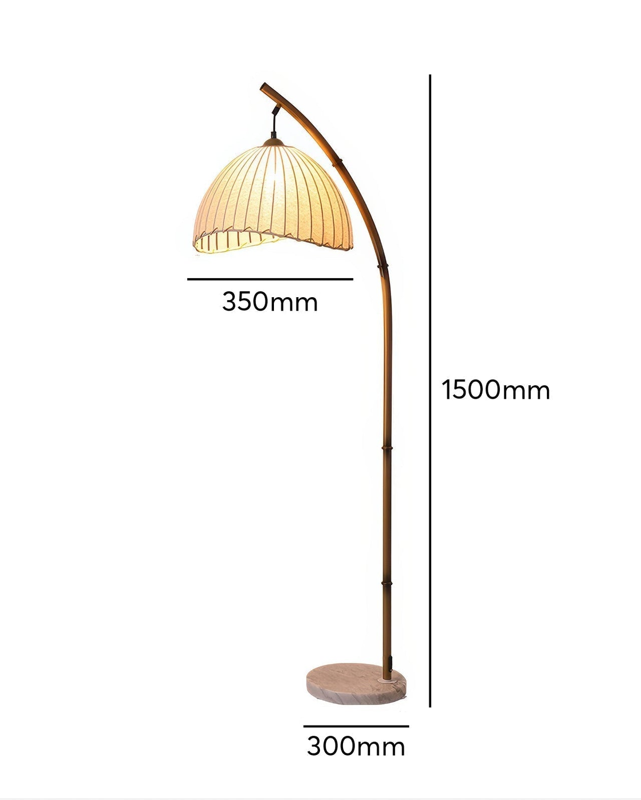 Lampadaire Culturel Zen En Bambou Illumination-Lampe Veilleuse
