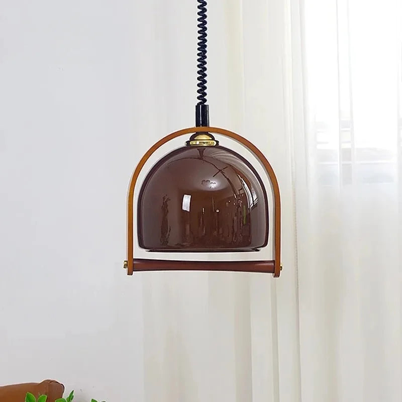 Lampes Pendantes En Bois De Style Bauhaus-Lampe Veilleuse