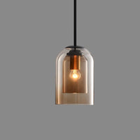 Thumbnail for Lampes Suspendues Mi-Siècle En Mica Avec Double Verre-Lampe Veilleuse