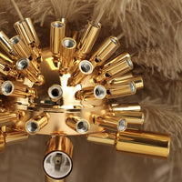 Thumbnail for Lampadaire En Plumes D'Autruche-Lampe Veilleuse